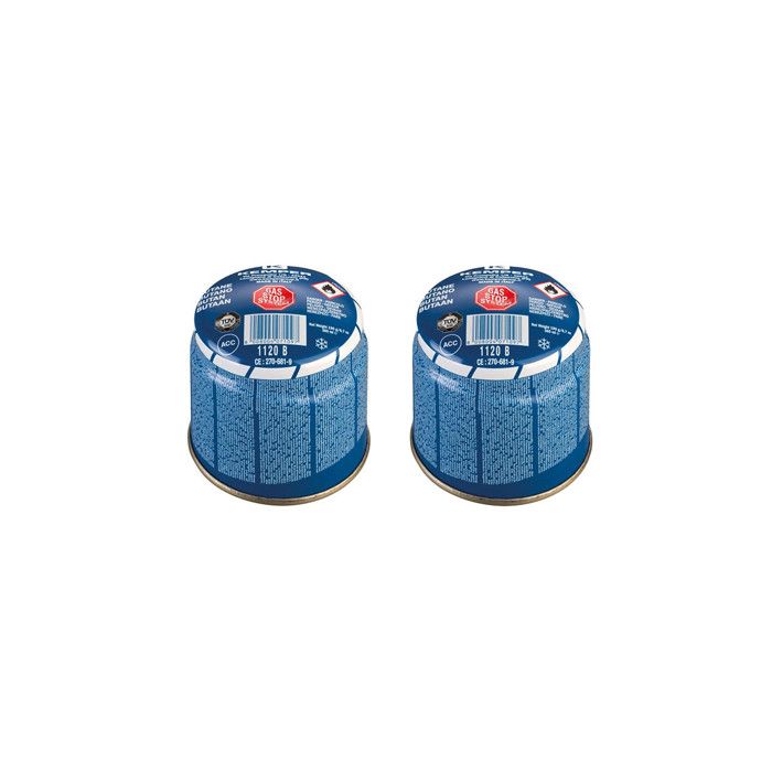 Kemper Patrone PERCABLE 190G Butan, Mit STOP Gaz-Sicherheitssystem – Für Camping, Outdoor, Gasbrenner