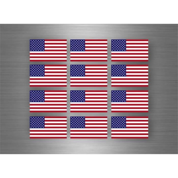 Autocollant quaternionen Aigle Drapeau DRAPEAU 18 x 12 cm des autocollants 
