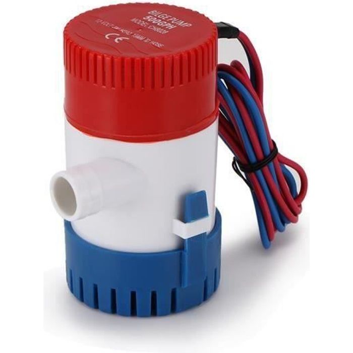 Pompe De Cale Électrique Submersible 12V/24V – 350 à 1100 GPH – Drainage Efficace Pour Bateau & Yacht
