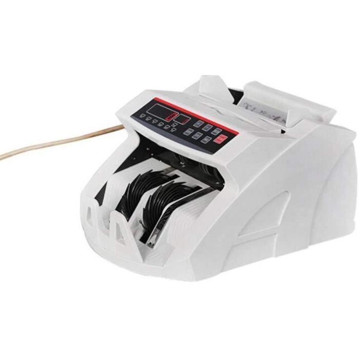 Compteuse De Billets Avec Détecteur De Faux - Double écran LED, Détection UV, Magnétique, IR