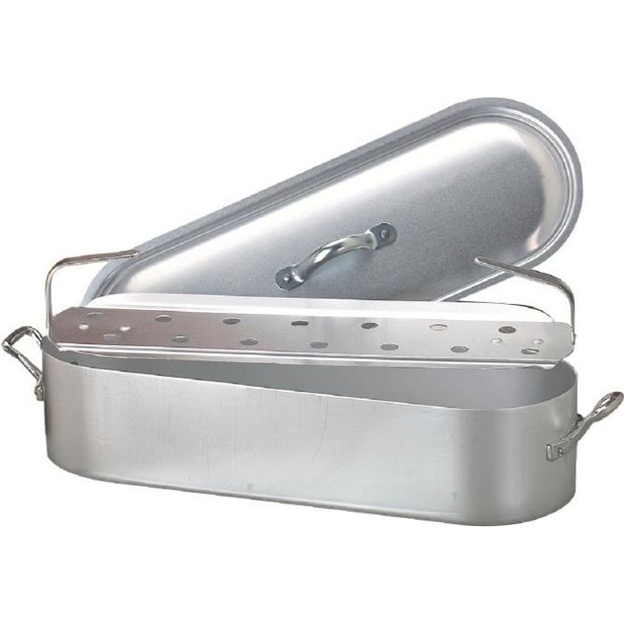 Poissonnière aluminium Agnelli - Longueur 50 cm - Gris - Tous feux sauf induction