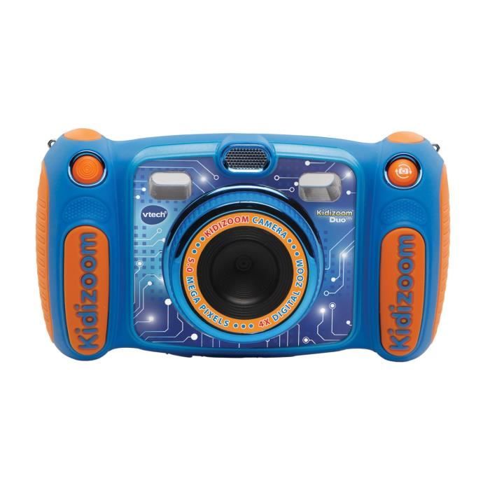 VTech Kidizoom Duo 5.0 Appareil photo Numérique pour les Enfants, Bleu
