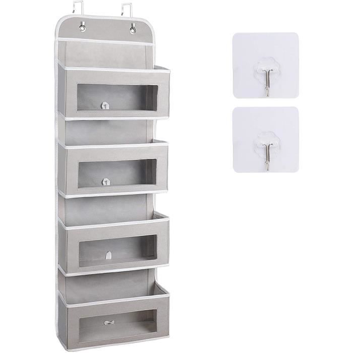 Organisateur Suspendu Porte 15 Poches XXL – Rangement Salle De Bain, Chambre, Placard – Imperméable & Transparent