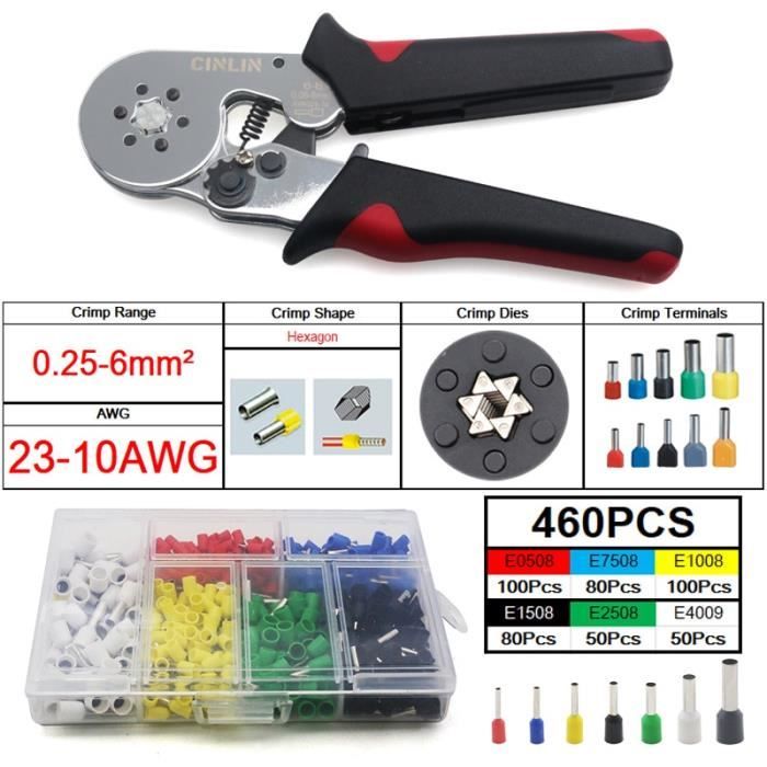 Pinces à Sertir PB Products - Gamme Complète - Outils De Sertissage Métal - Noir