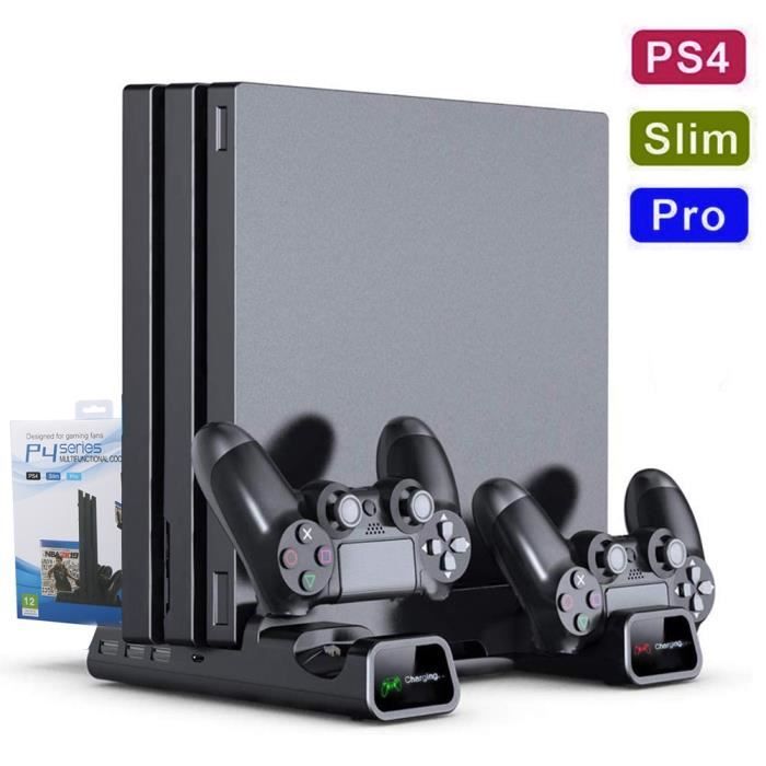 Acheter Support de refroidissement horizontal pour console de jeu PS4, 4  pièces, pieds surélevés pour PlayStation4 Slim Pro, accessoires PS4