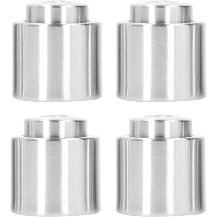 Bouchon De Bouteille élégant En Alliage Et Strass - Étanche, Réutilisable Pour Vin, Bière, Vinaigre (blanc, 9.2 Cm)