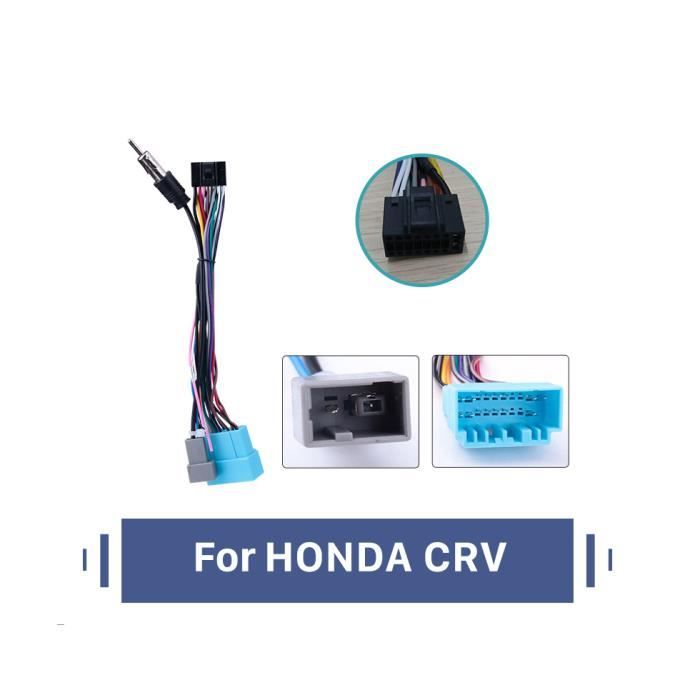 Pour Honda CRV - Câble D'autoradio Android 2 Din, Pour Suzuki Buick Volkswagen Iso Hyundai Kia Honda Toyota N