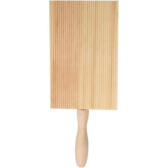 Planche à Gnocchi En Bois - Pour Pâtes Maison, Gnocchis Et Beurre - Stries Texturées - 24x7cm