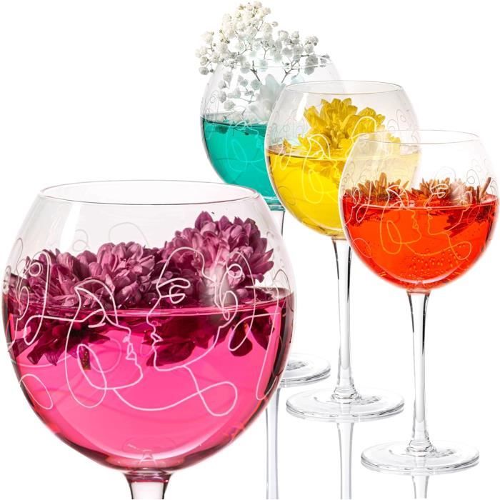 Lot de 4 verres à gin 70cL - Transparent - Veo shop Lot de 4 verres à gin 70cL - Transparent - Veo shop