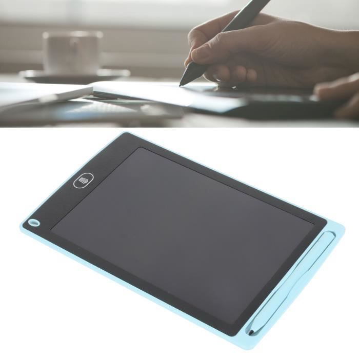 Cikonielf tablette d'écriture de 8 8.5 pouces tablette d'écriture LCD coloré dessin tablette Pad enfants coloré Doodle Bleu clair
