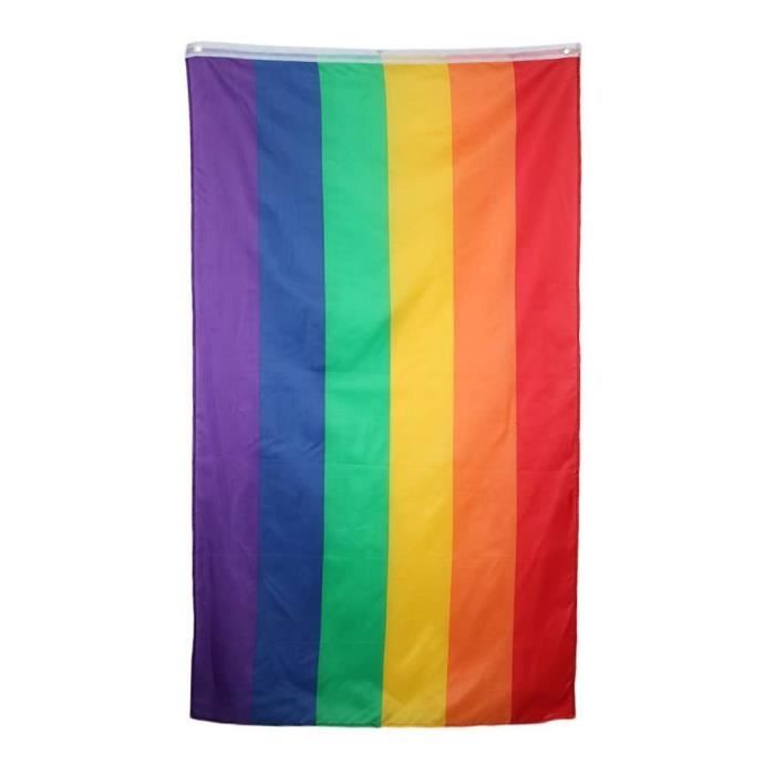 Drapeau De Table Arc-en-Ciel Transgenre – 21x14 Cm Avec Socle, Pour Bureau Ou Décoration