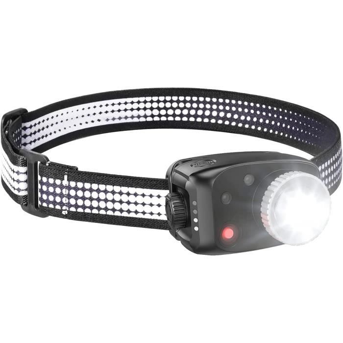 LOVERUIS Lampe Frontale Enfant Rechargeable – Tête Orientable 90°, 3 Intensités, Design Panda, USB-C, Cadeau Anniversaire Camping