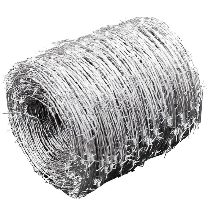 Fil De Fer Barbelé Hélicoïdal 100m Acier Galvanisé - Protection Jardin Et Sécurité Extérieure