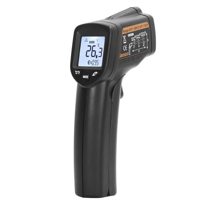 Dioche Thermomètre Infrarouge Thermomètre LCD Numérique Sans Contact ST600 Testeur De Pistolet