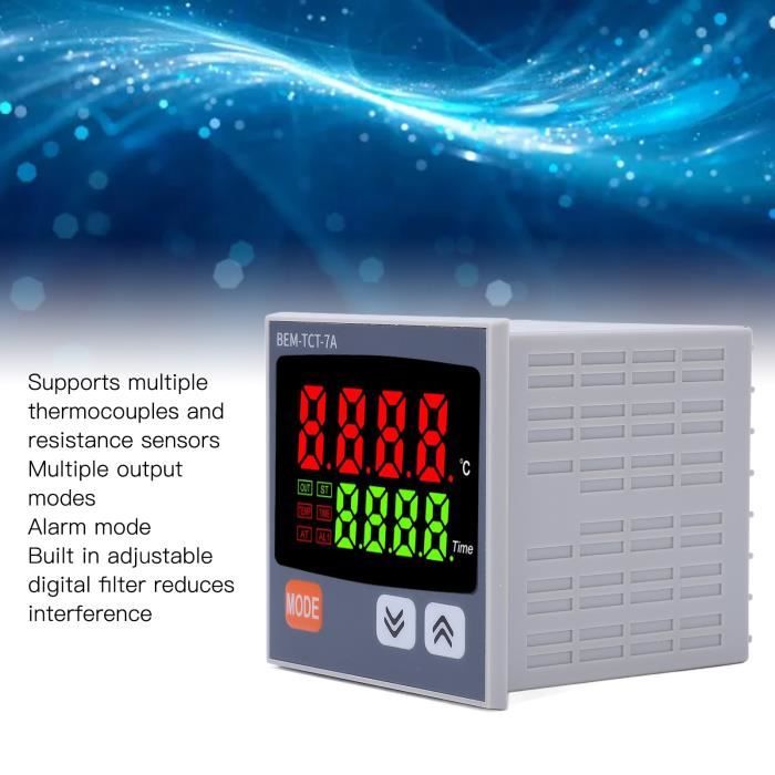 Digitales PID Temperaturregler Mit Touchscreen - Präzise Steuerung Für Heizung & Kühlung