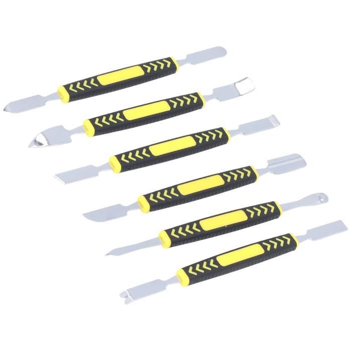 Kit De 5 Outils De Démontage (spudger/pry) En Métal - Pour Réparation Smartphone, Ordinateur Portable, Tablette