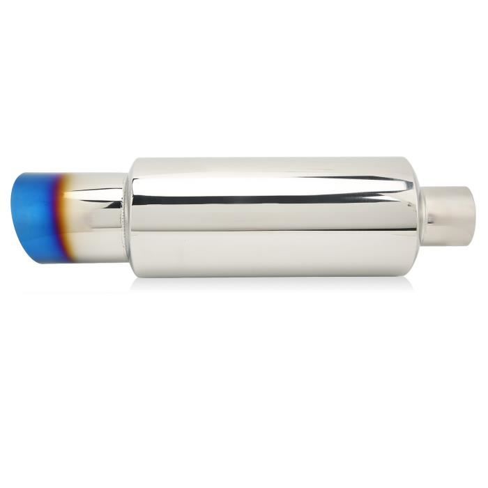 Embout échappement Carbone Inox Pour BMW E46 - Tuyau Silencieux Sportif - Diamètres Entrée 48-76mm / Sortie 76-114mm