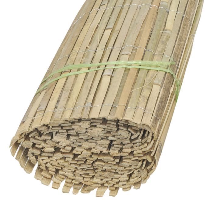 Canisse en lames de bambou (Lot de 3) Lot de 3 de 5 x 1,5m