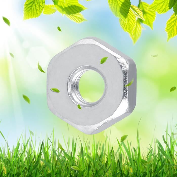 Lot De 6 écrous Bride Crantés M10x1,25 En Inox A2 - Pour Pignon Arrière Vélo Ou Autre