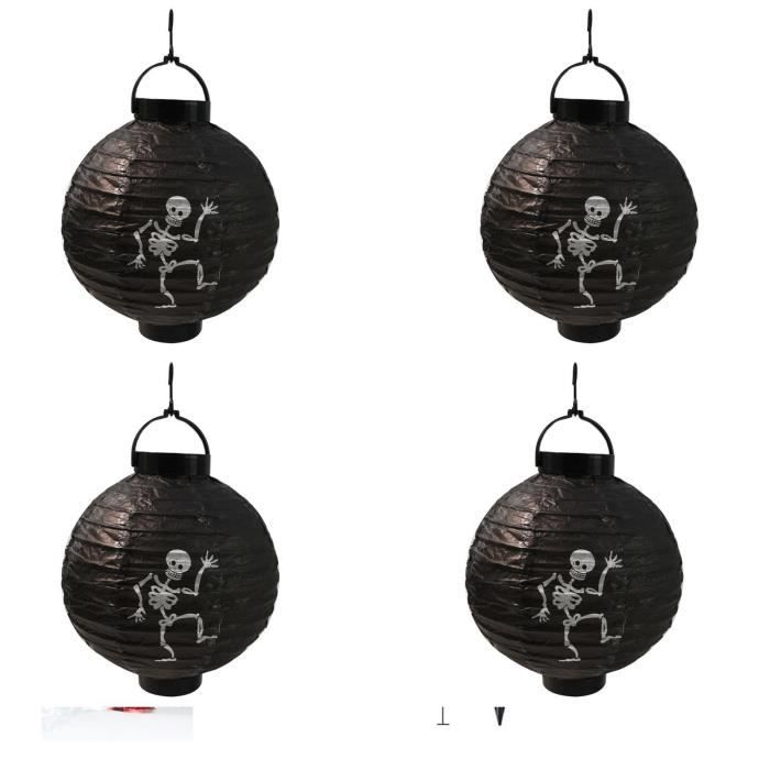 3 Pièces Lanterne En Papier D'Halloween Lanternes Japonaises En Plein