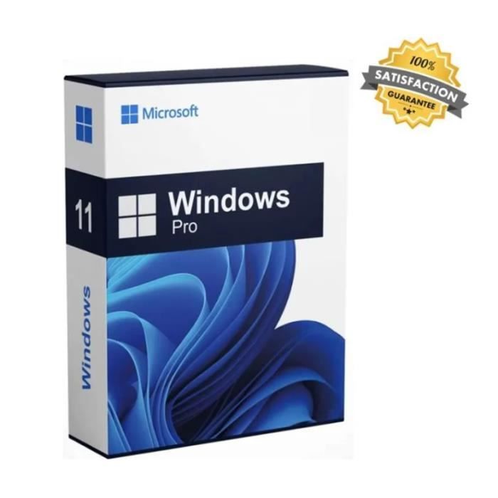 Windows 11 Pro – clé dactivation -1 PC – Envoie Par Mail