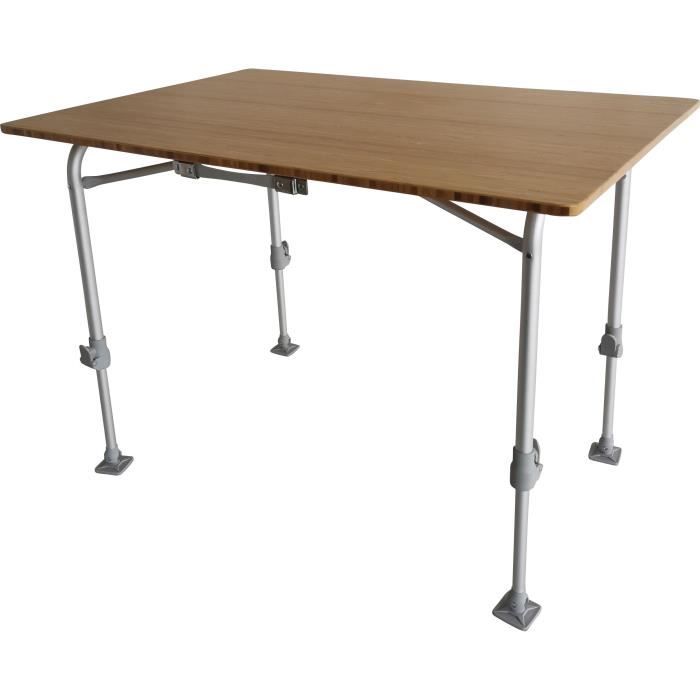 table de camping - midland - classic bamboo