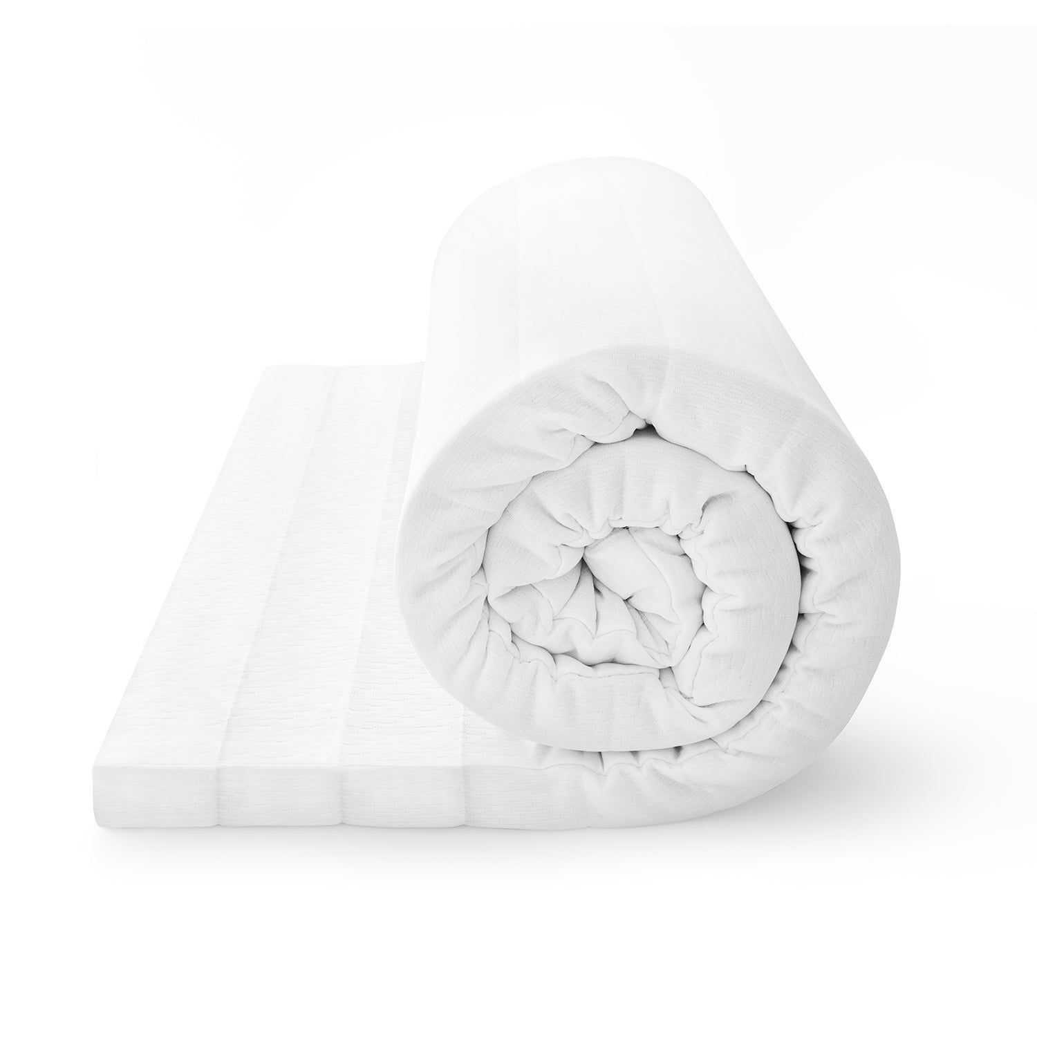 Sur matelas 140x200 - Confortable et anti-acarien - Hauteur 5 cm - Mousse froide respirante - Housse amovible et lavable
