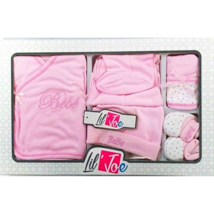 Tenues Ensembles Bebe 5 Pieces Layette Vetements Ensemble Cadeau Uni Blanc Rose Bleu Chapeau Bavoir 0 6 Mois Vetements Accessoires Tenues Ensembles Bebe 5 Pieces Layette Vetements Ensemble Cadeau Uni Blanc Rose Bleu Chapeau Bavoir 0 6 Mois Vetements Accessoires