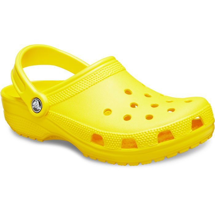 crocs jaune fluo