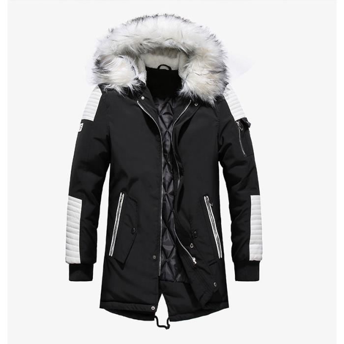 Doudoune noir et blanche homme store