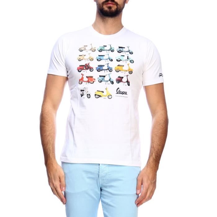 Homme Vêtements T-shirts T-shirts à manches courtes T-shirt Mc2 Saint Barth pour homme en coloris Blanc 