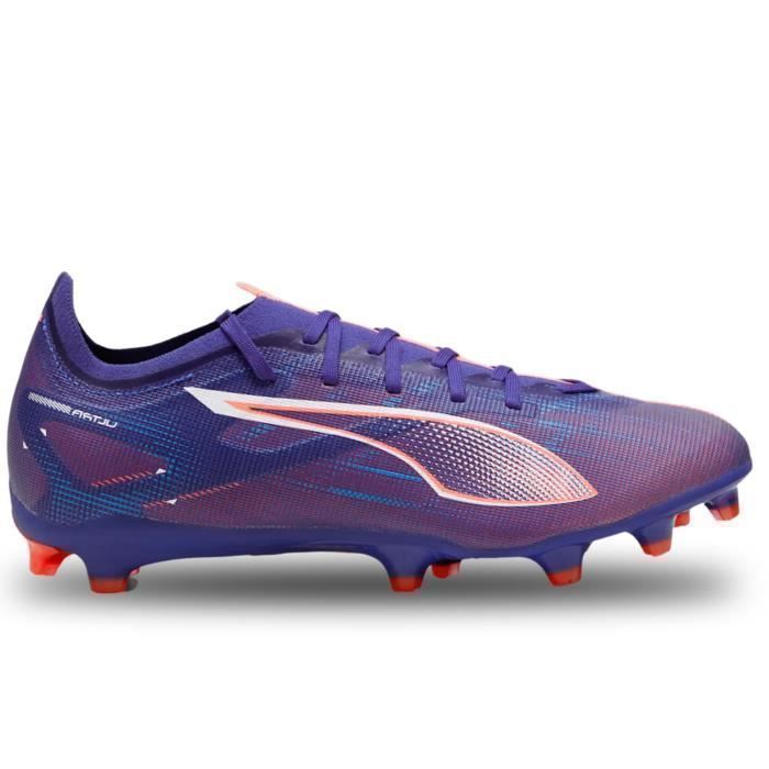 Puma Chaussures de football - Puma - Ultra 5 Match Fg/Ag - Violet - Synthétique - Lacets