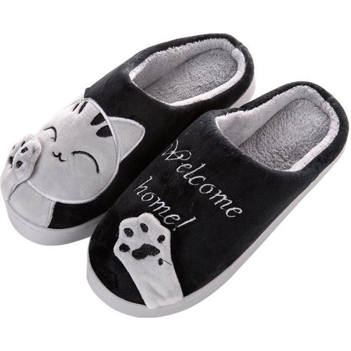 Mignon Chat Pantoufles Homme Femme Peluche Chaudes Hiver Pantoufles Interieur Anti Slip Chausson Cadeau De Noel Noir Achat Vente Chausson Pantoufle Cdiscount Mignon Chat Pantoufles Homme Femme Peluche Chaudes Hiver Pantoufles Interieur Anti Slip Chausson Cadeau De Noel Noir Achat Vente Chausson Pantoufle Cdiscount