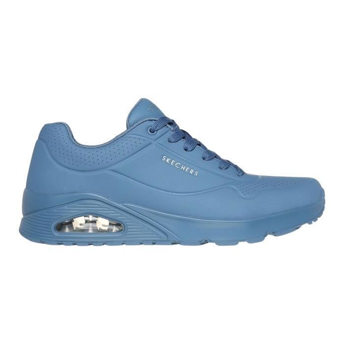 Skechers Skechers Uno Stand On Air — Baskets Homme bleu amorti Air-Sketch et semelle mémoire