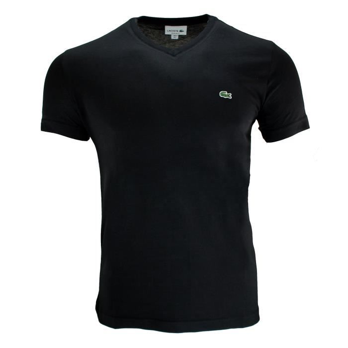 t shirt lacoste col v