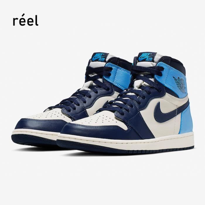 Air-Jordan 1 High OG“Obsidian”555088-140 Blanc - Cdiscount Chaussures