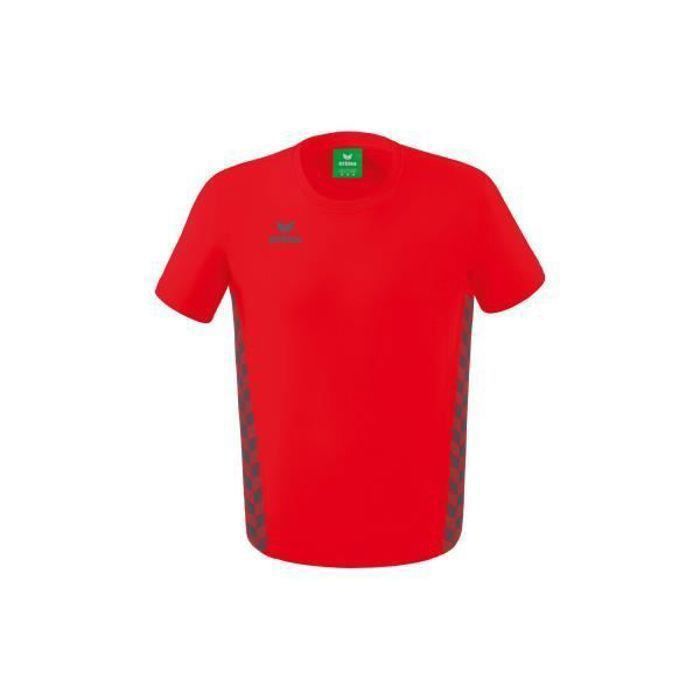 erima Maillot Erima Essential Team - Rouge/Slate Grey - Homme - Coupe Classique
