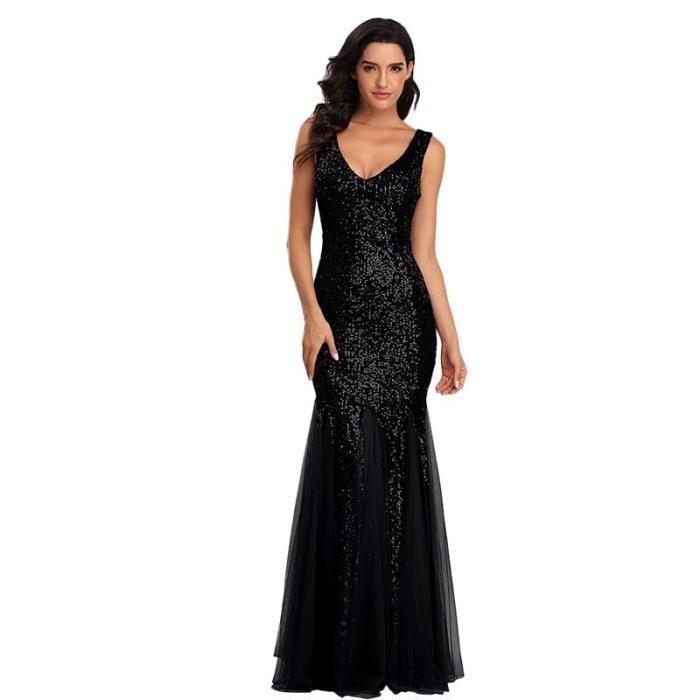 Robe de Soirée Longue Paillettes