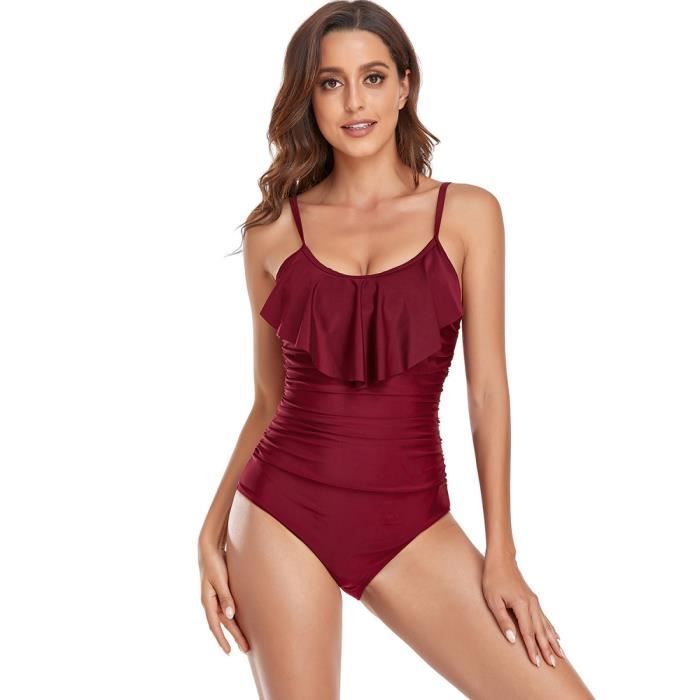 MAILLOT DE BAIN Body Maillots De Bain Skinny Bretelles Croisées Dos