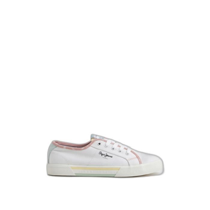 Pepe Jeans Baskets femme Pepe Jeans Brady Bandan - white - 38