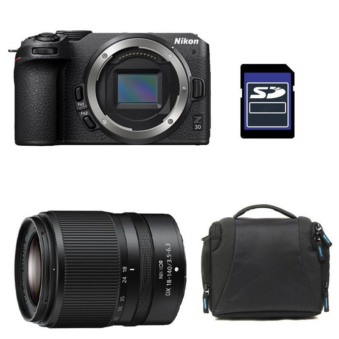 NIKON Z30 + Z 18 140 Garanti + Sac + Carte SD 8 Go - vue 9