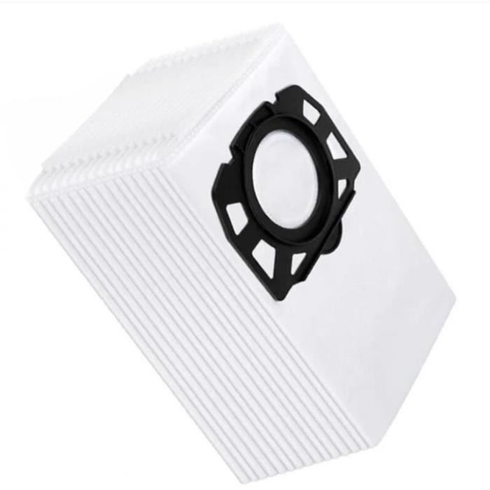 10 sacs d'aspirateur pour kärcher 2863-0060 sacs filtrants non-tissé 487 wd4 wd5 wd6 wd5p wd6p premium mv4 mv5 mv6 sacs fil - Electroménager