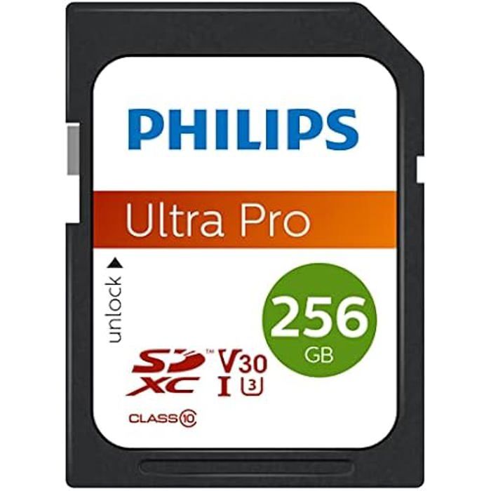 Carte Philips SDXCCarte Philips SDXC Classe UHS I U3 4K - vue 9