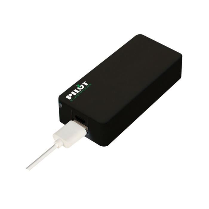 Batterie de Secours Externe 4400mAh Power Bank Noir Pour Smartphone