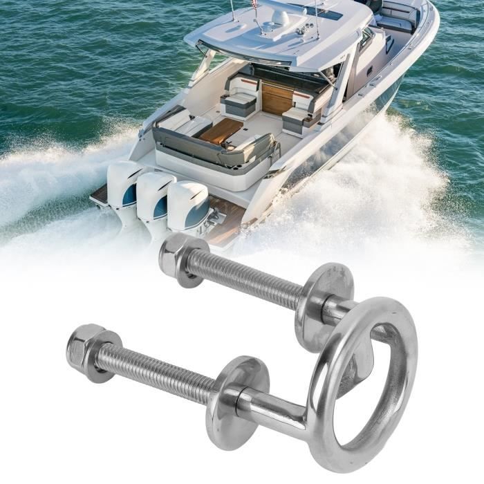 Crochet à Pression Œillet Fixe En Inox - Pour Bateau, Plongée, Outdoor - Taille ~35/69/96mm