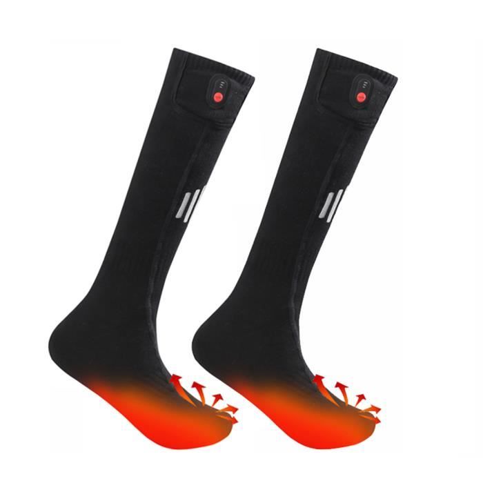 Chaussettes Chauffantes Bluetooth – 5000mAh Rechargeables, Idéales Pour Le Ski, Rando Ou Moto