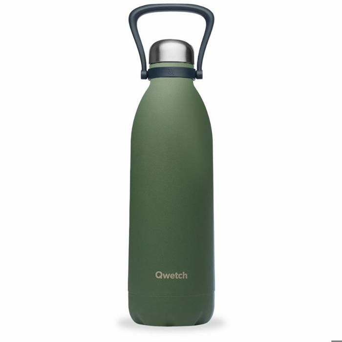 Bouteille isotherme Titan granite kaki-  Qwetch