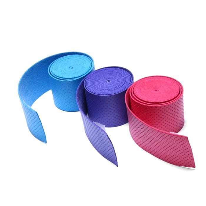 Ruban De Grip Pour Raquette De Tennis - 2 Pièces - Sec Et Absorbant - Anti-dérapant - Rose - Neuf