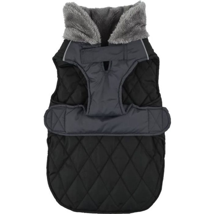Comparer les prix de Vêtements pour animaux de compagnie manteau de chien grosse veste de chat hiver étanche étanche à vent permugnard stormg,ce noir xl