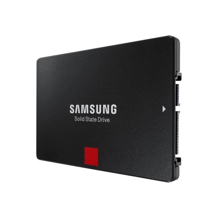 Disque SSD Samsung 860 PRO MZ-76P1T0BW Disque SSD chiffré 1 To interne 2.5" SATA 6Gb-s mémoire tampon : 1 Go AES 256 bits TCG Opal… pas cher Disque SSD Samsung 860 PRO MZ-76P1T0BW Disque SSD chiffré 1 To interne 2.5" SATA 6Gb-s mémoire tampon : 1 Go AES 256 bits TCG Opal… pas cher